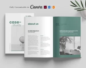 16 pages, Business Proposal, MS Word Template, Marketing Portfolio,...